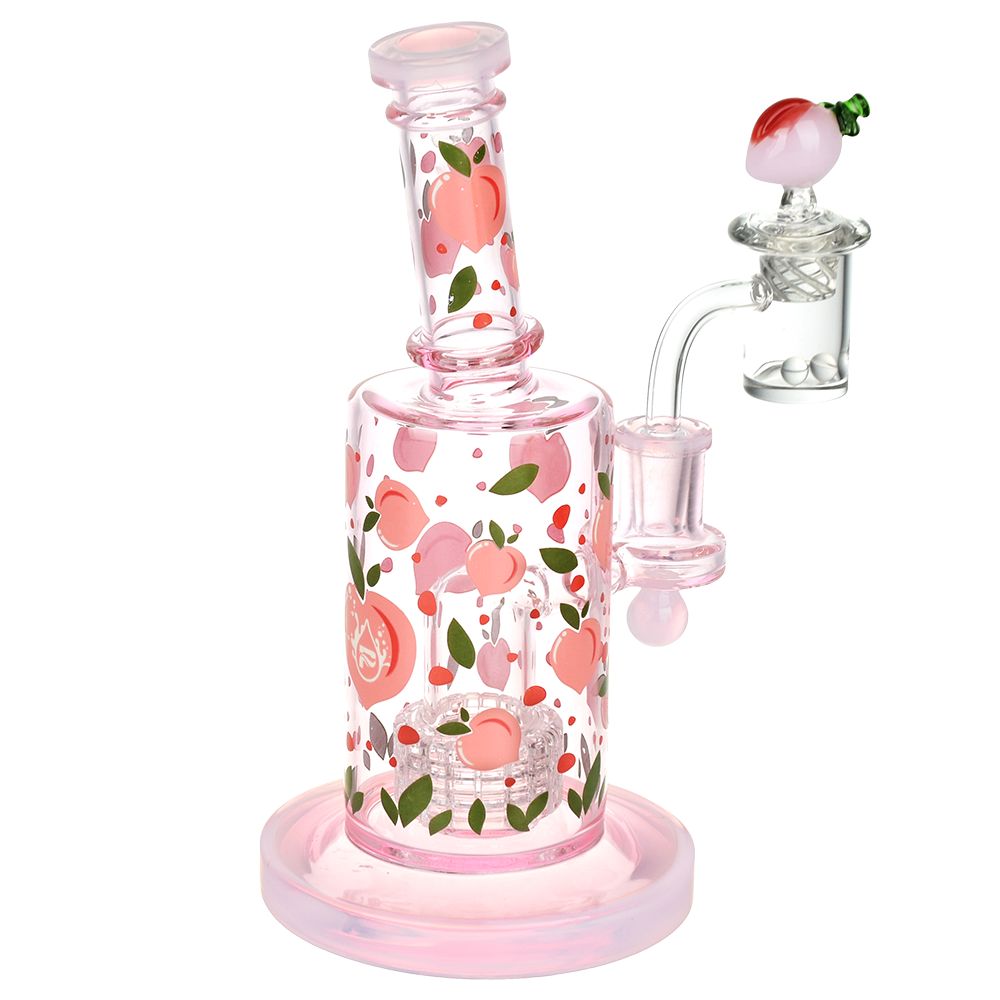 Pulsar Fruit Series Peaches & Cream Glow in The Dark Dab Rig Kit