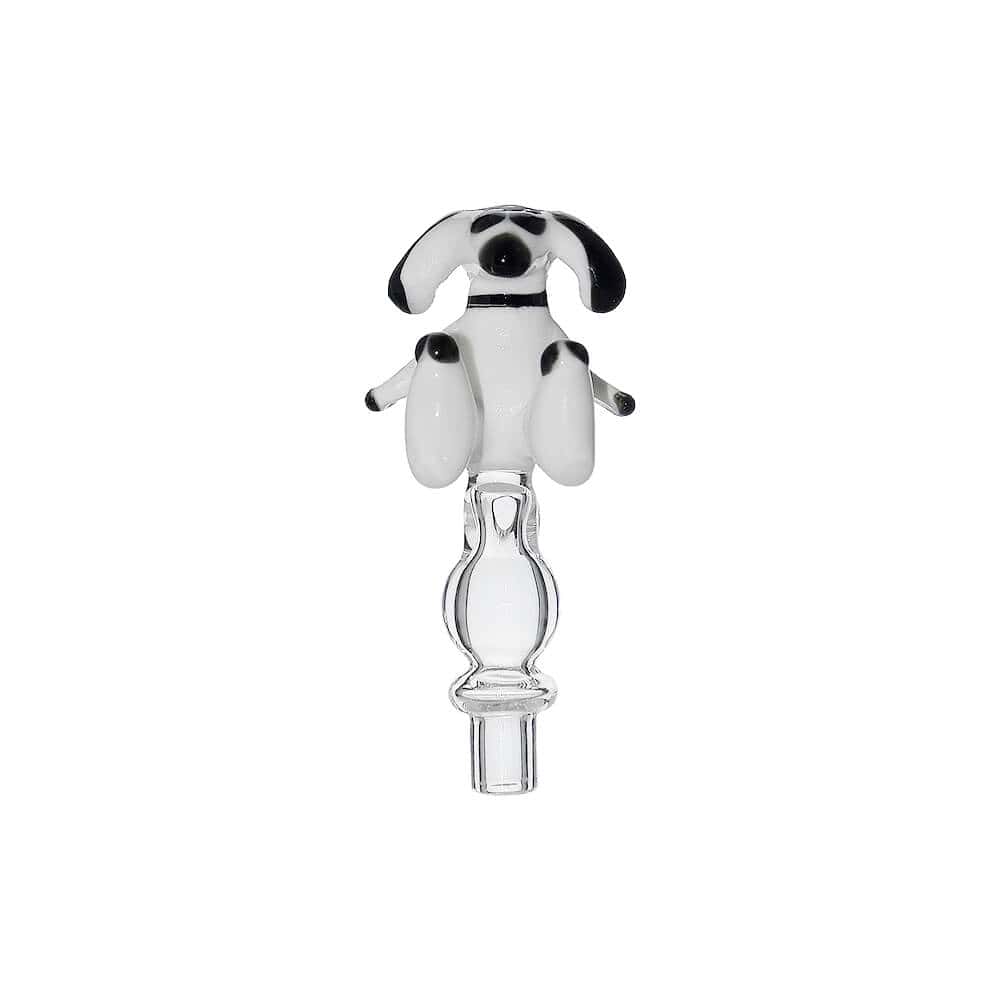 Handmade Dog Glass Carb Cap For Dr. Dabber Switch 2