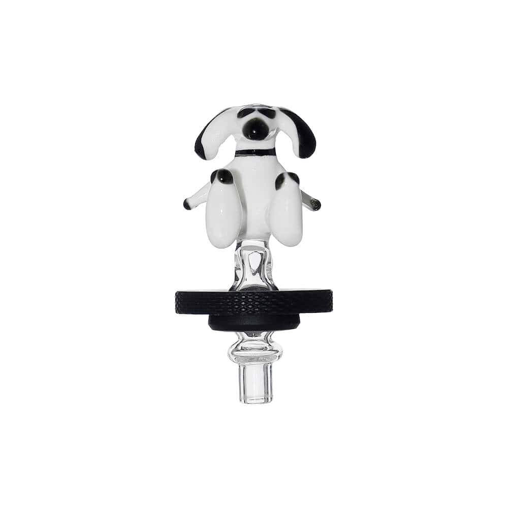 Handmade Dog Glass Carb Cap For Dr. Dabber Switch 2
