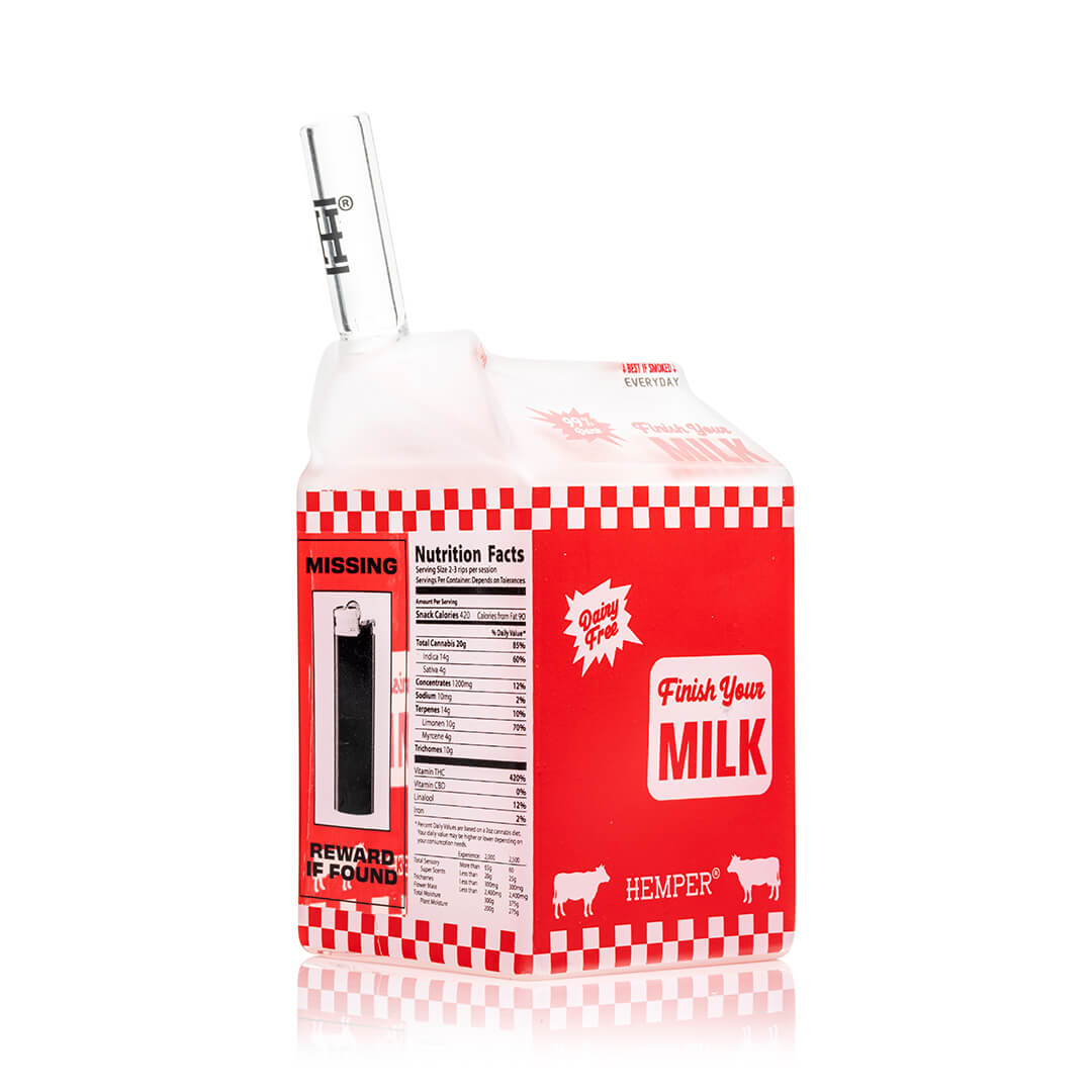 HEMPER Weedies Milk Carton Bong