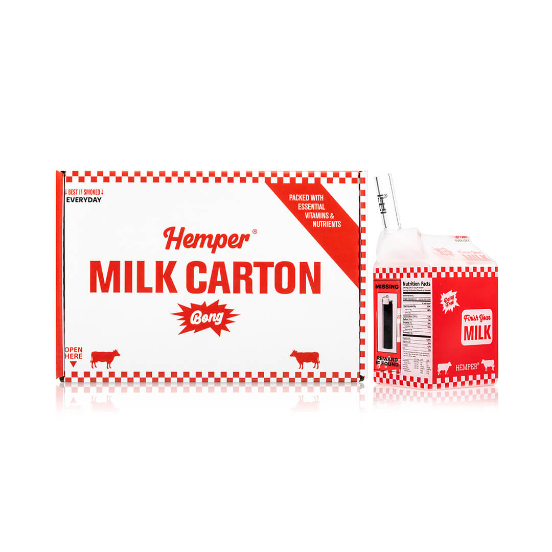 HEMPER Weedies Milk Carton Bong
