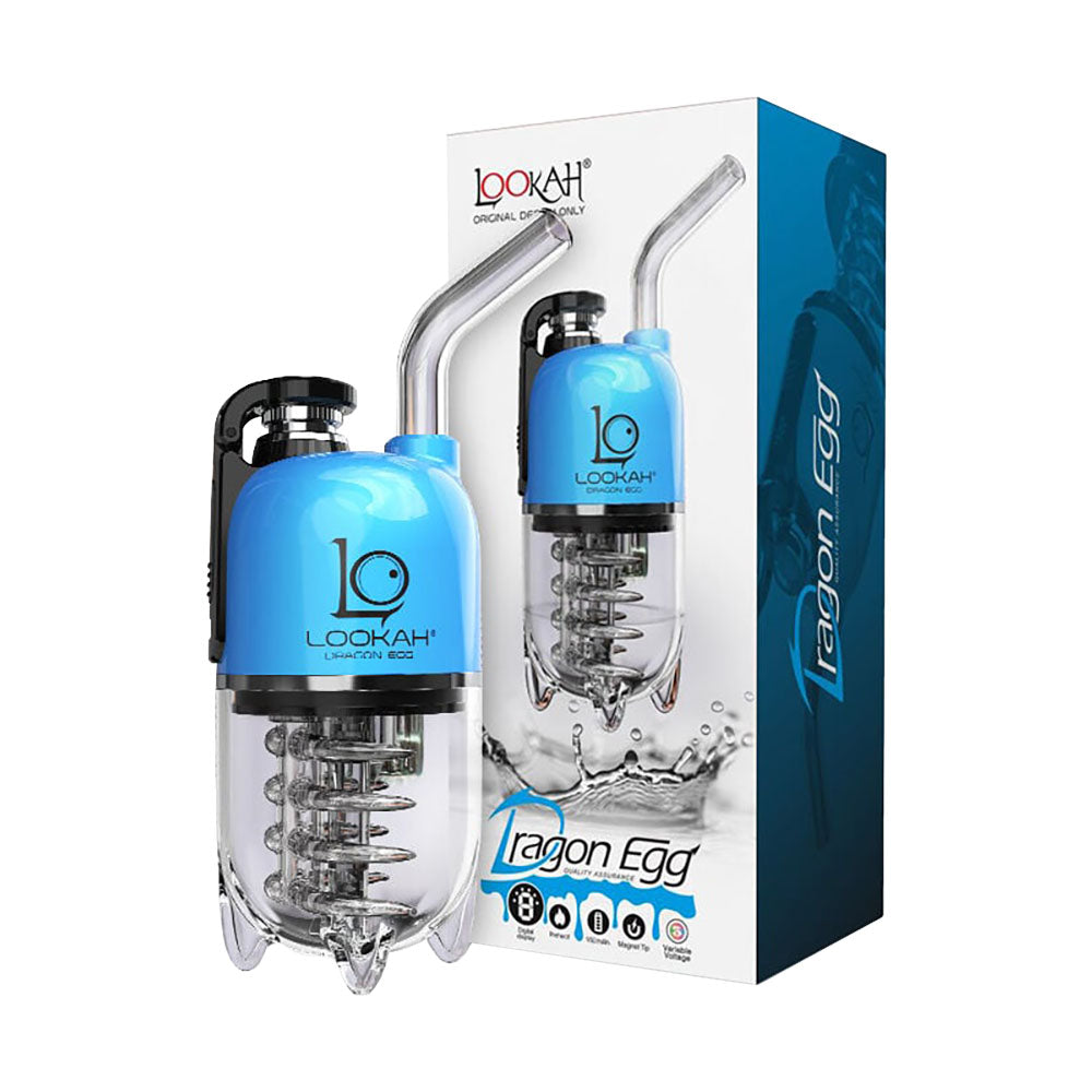 Lookah dragon egg electric dab rig bubbler blue
