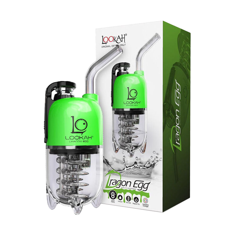 Lookah dragon egg electric dab rig bubbler green