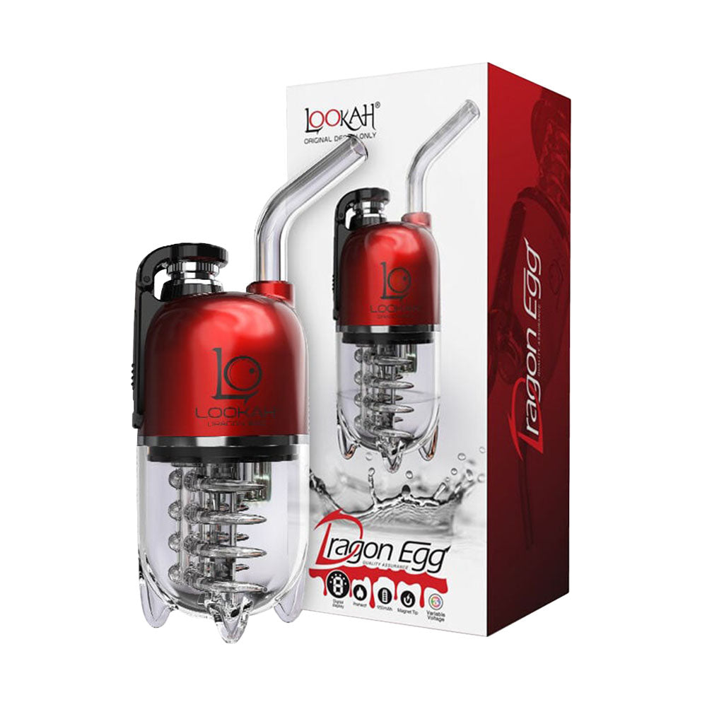 Lookah dragon egg electric dab rig bubbler red
