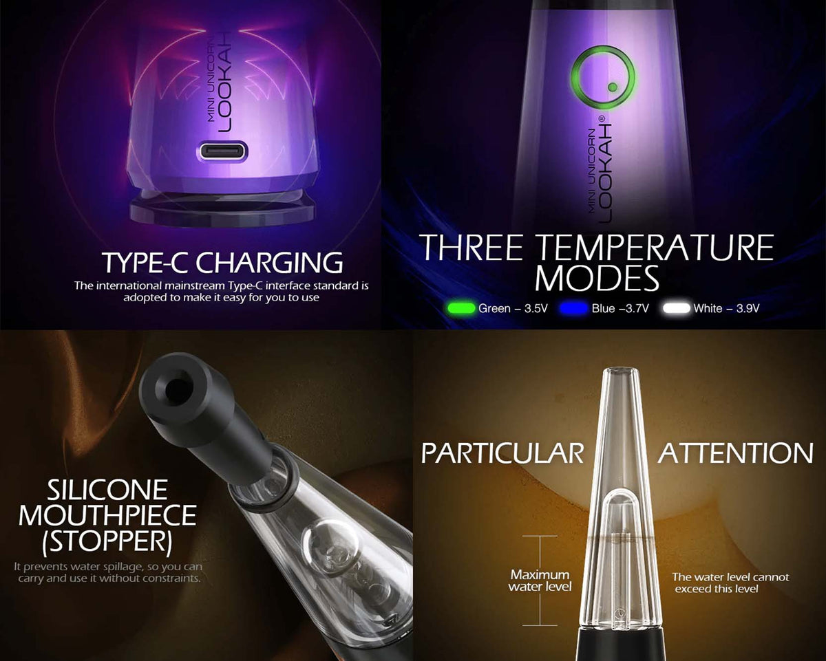 Lookah Mini Unicorn Vaporizer - INHALCO