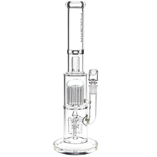 Pulsar Double Chamber Rocket Perc Chugger Glass Water Pipe