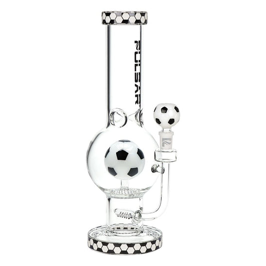 Pulsar Glow Soccer Celebration Bubble Base Glass Water Pipe