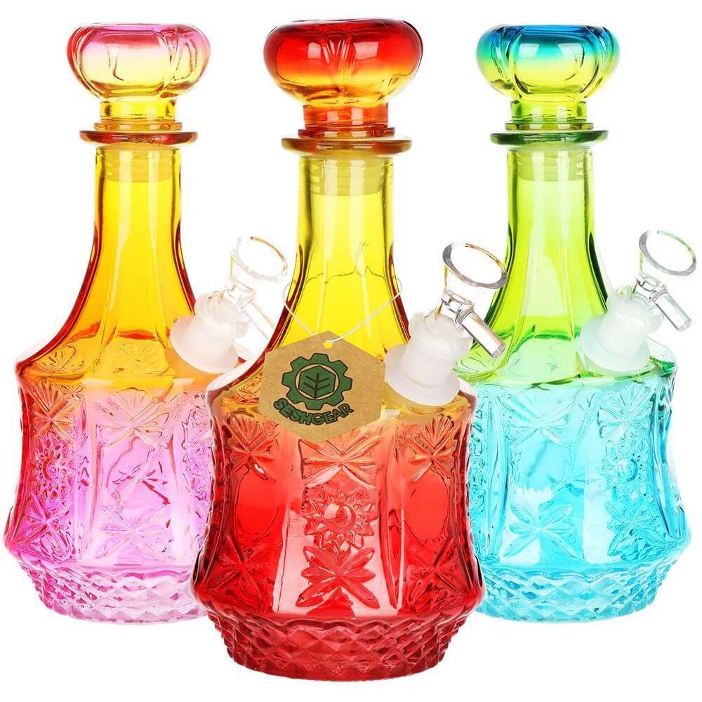 SeshGear Vintage Ombre Glass Water Pipe