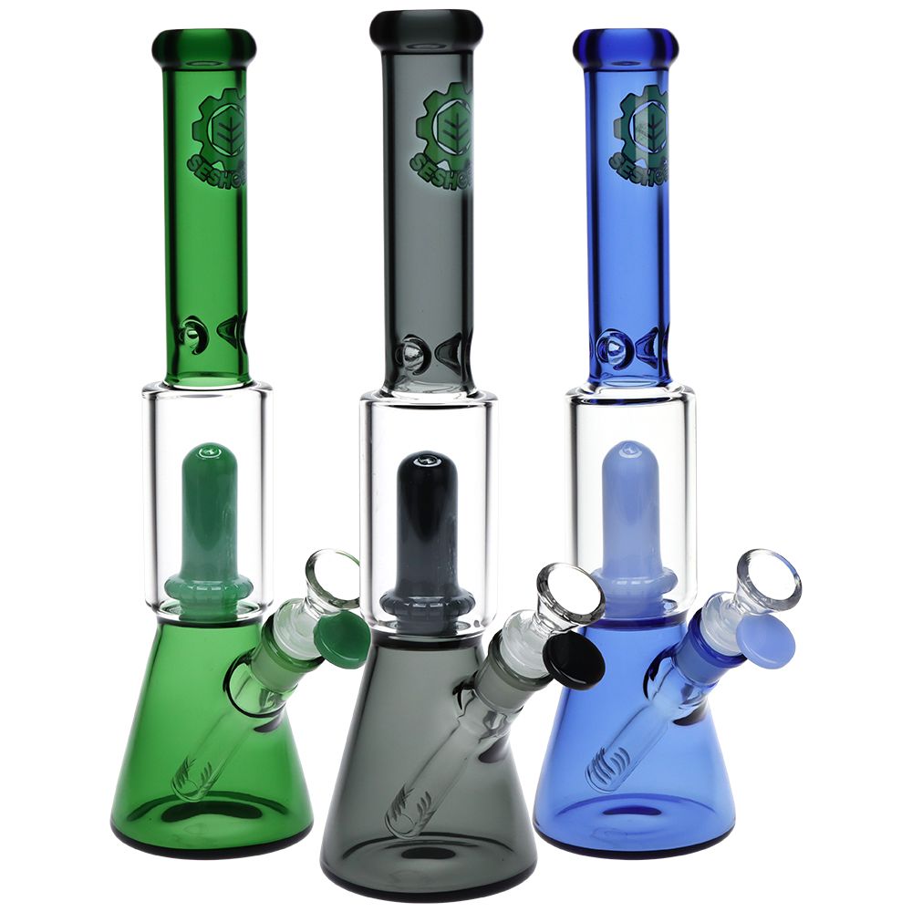 SeshGear Double Chamber Glass Beaker Water Pipe