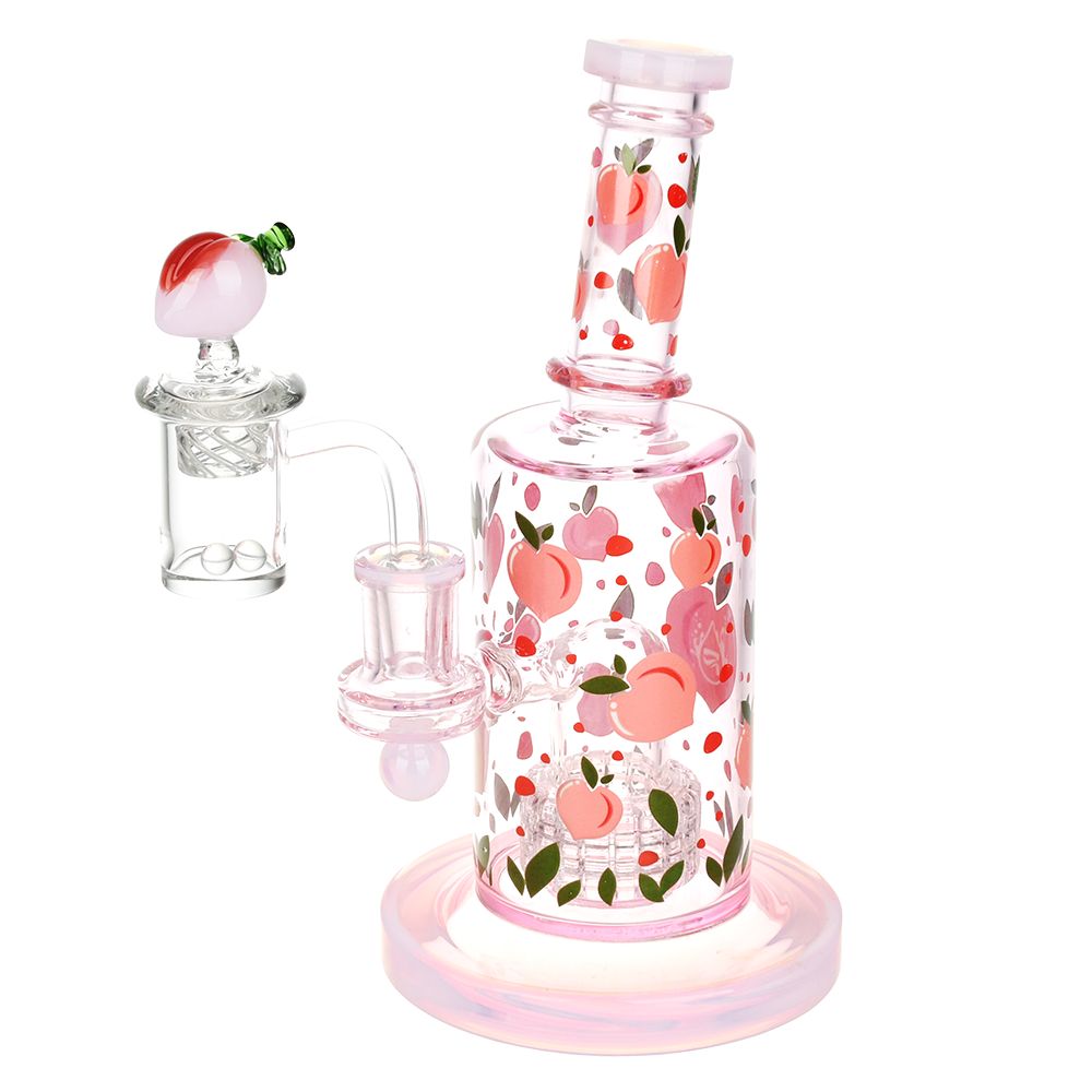 Pulsar Fruit Series Peaches & Cream Glow in The Dark Dab Rig Kit