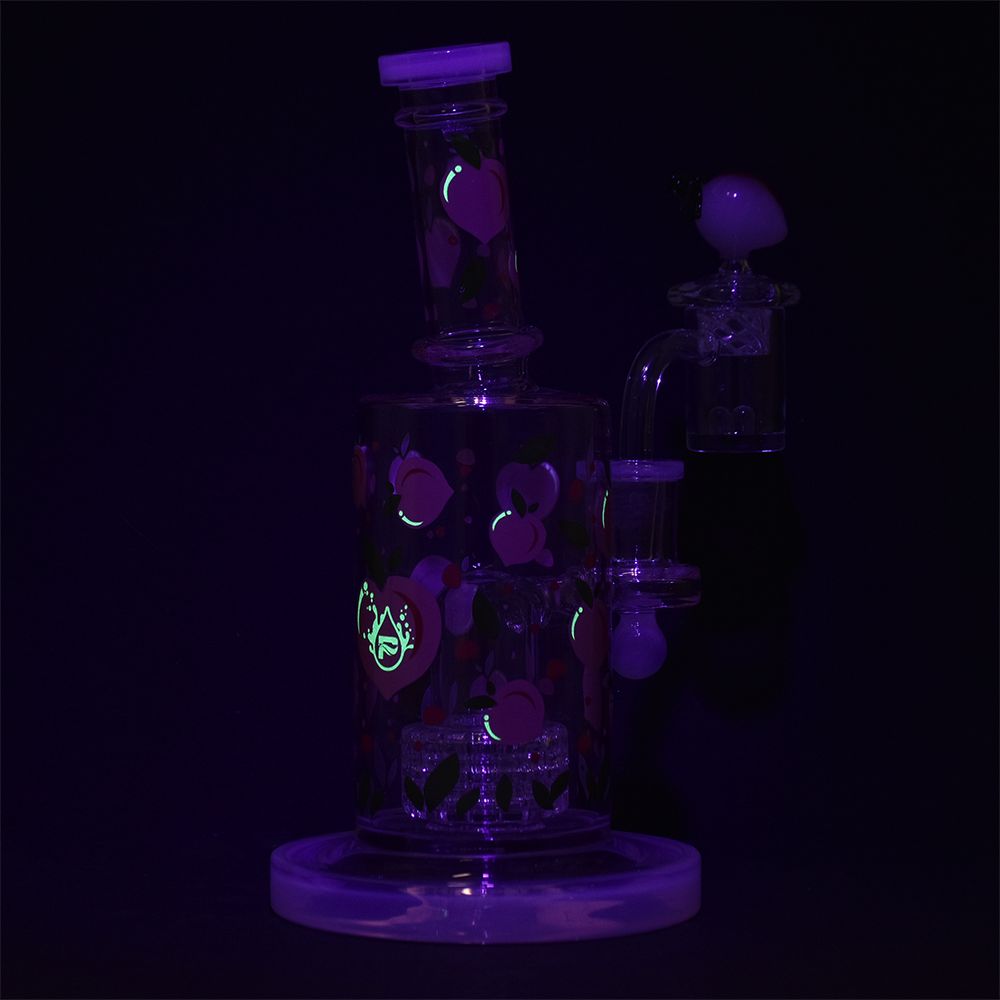 Pulsar Fruit Series Peaches & Cream Glow in The Dark Dab Rig Kit