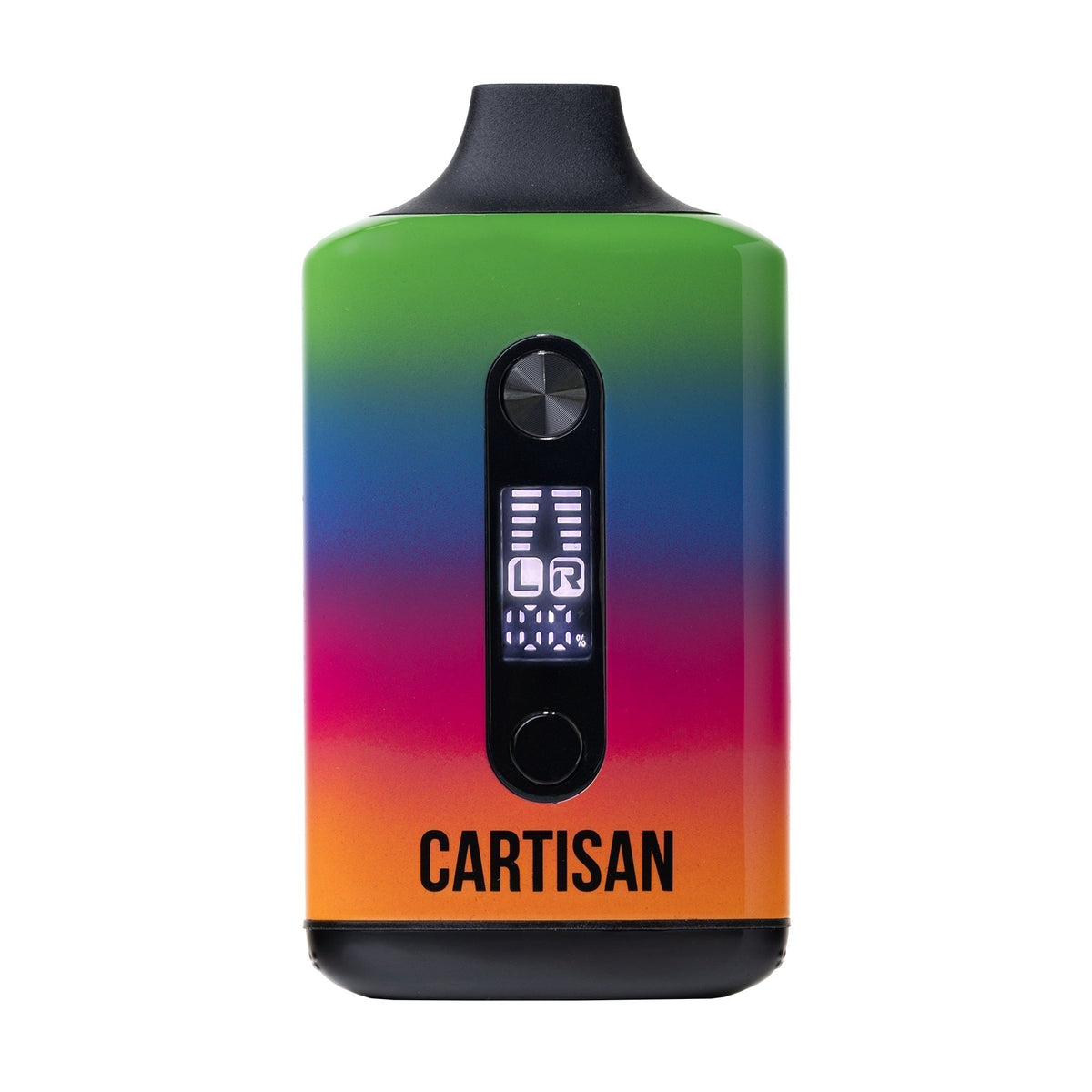 Cartisan Veil Bar Duo 2-in-1 Portable Vaporizer in Prism color, showing reflective prism surface