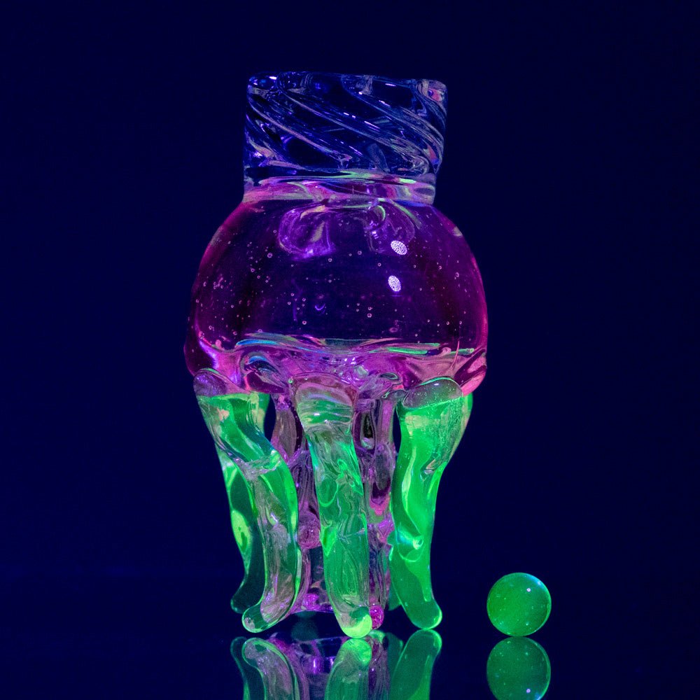 Empire Glassworks UV Jellyfish Spinner Cap