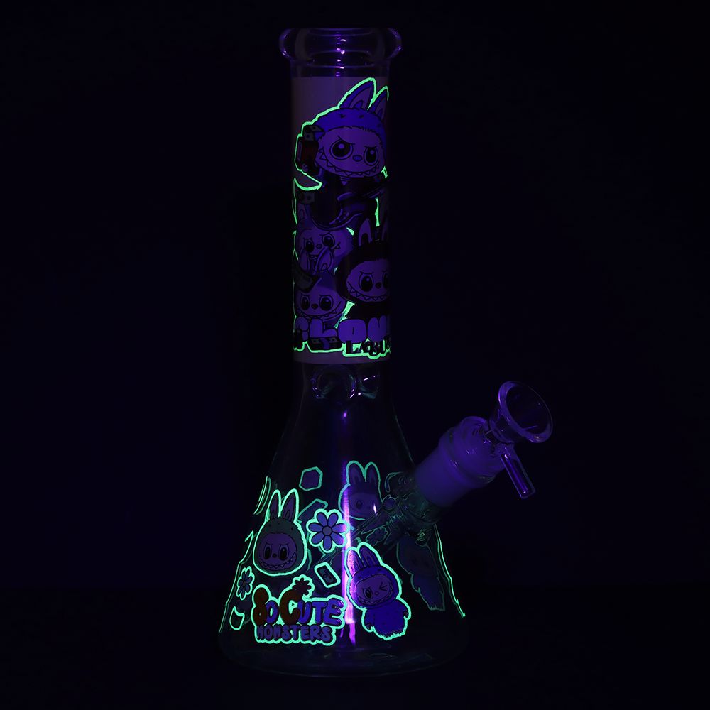 Funny Animal Beaker Water Pipe Glow In The Dark
