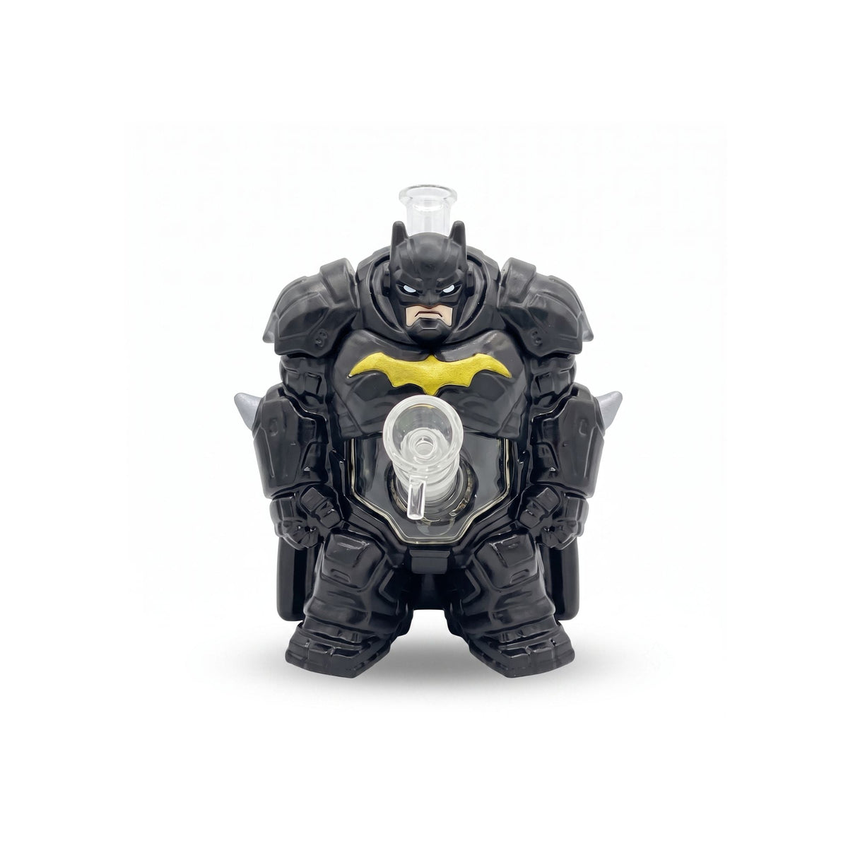 Glass Water Pipe Dark Knight 12"