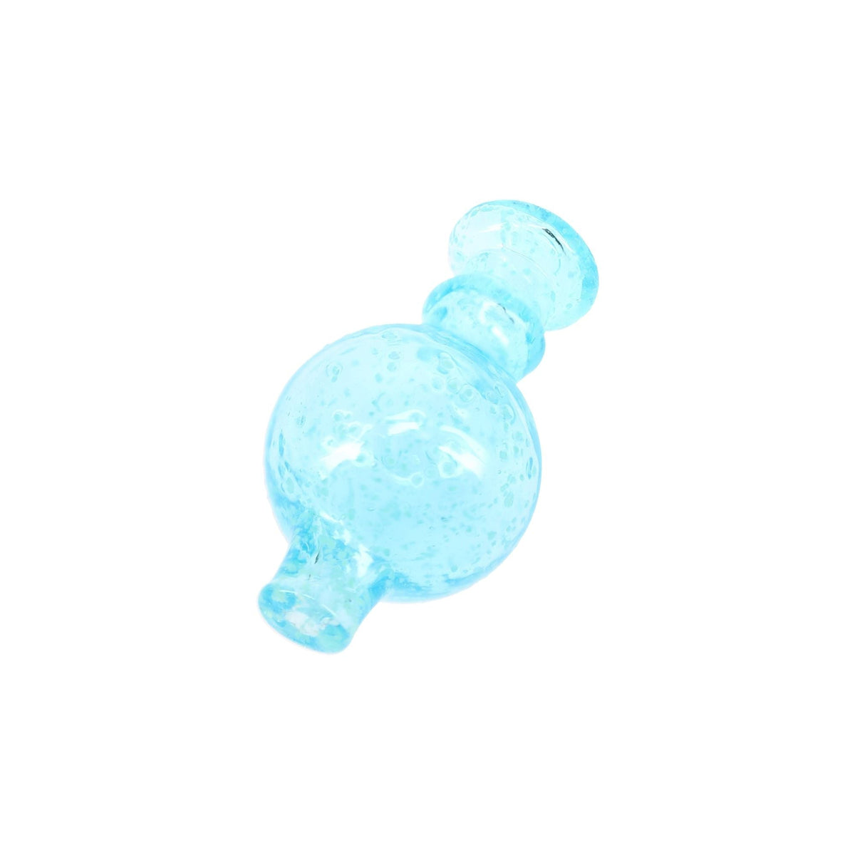 Glow-in-the-Dark Frit Glass Bubble Carb Cap “Night Spark”
