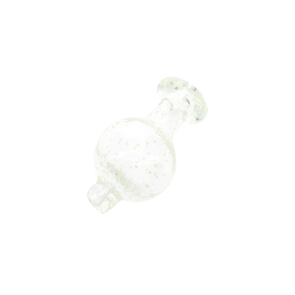 Glow-in-the-Dark Frit Glass Bubble Carb Cap “Night Spark”