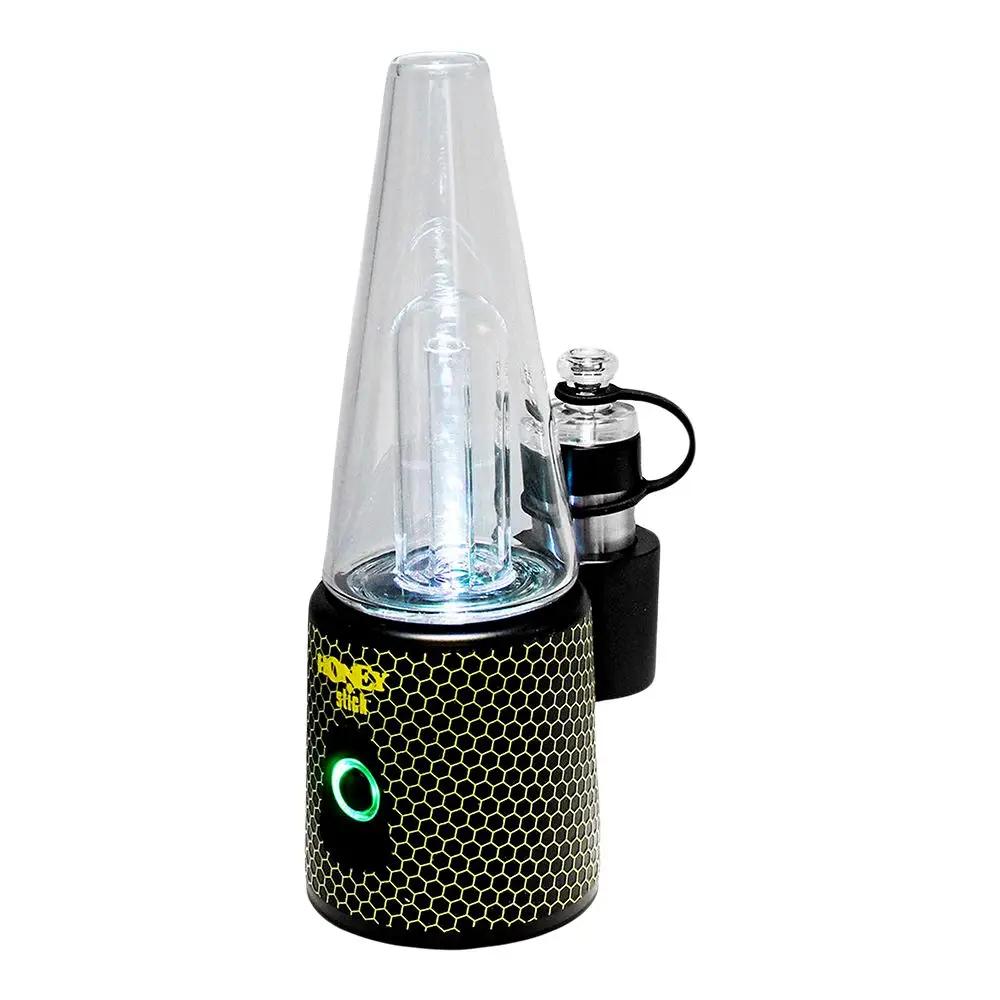 Side view of HoneyStick Ripper eRig showing sleek honeycomb pattern and ergonomic design