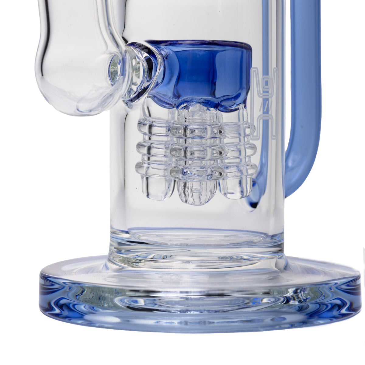 Human Grade Raygun Glass Water Pipe Percolator Detail