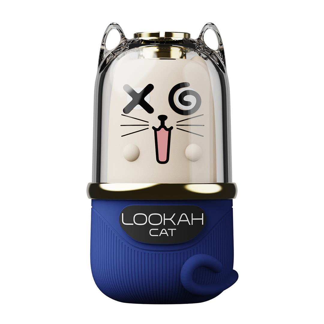 Lookah Cat Concentrate Vaporizer in Blue – discreet and portable 510 wax battery