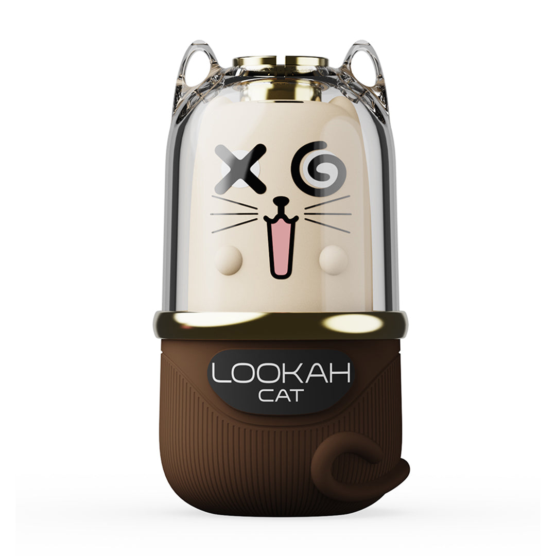 Lookah Cat Concentrate Vaporizer in Chocolate Brown – portable wax concentrate vaporizer
