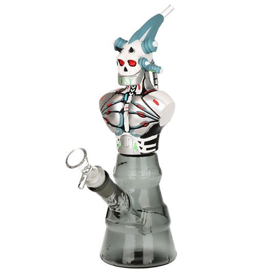 Mechanical Skeleton Glass & Vinyl Water Pipe
