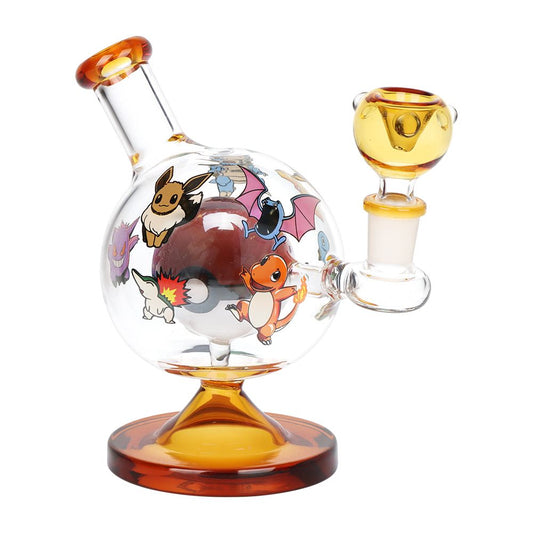 Playful Creatures Ball Glass Water Pipe