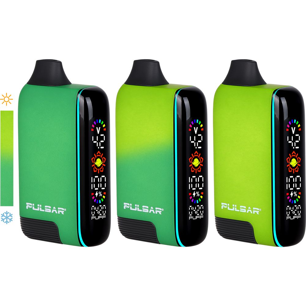 Pulsar 510 DL 5.0 Vape Bar Acid Splash showcasing color gradient