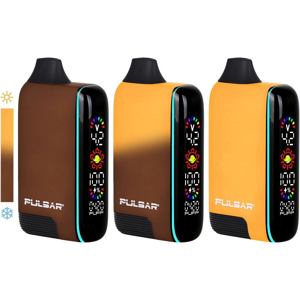 Pulsar 510 DL 5.0 Vape Bar Earthstorm displaying dynamic gradient effect