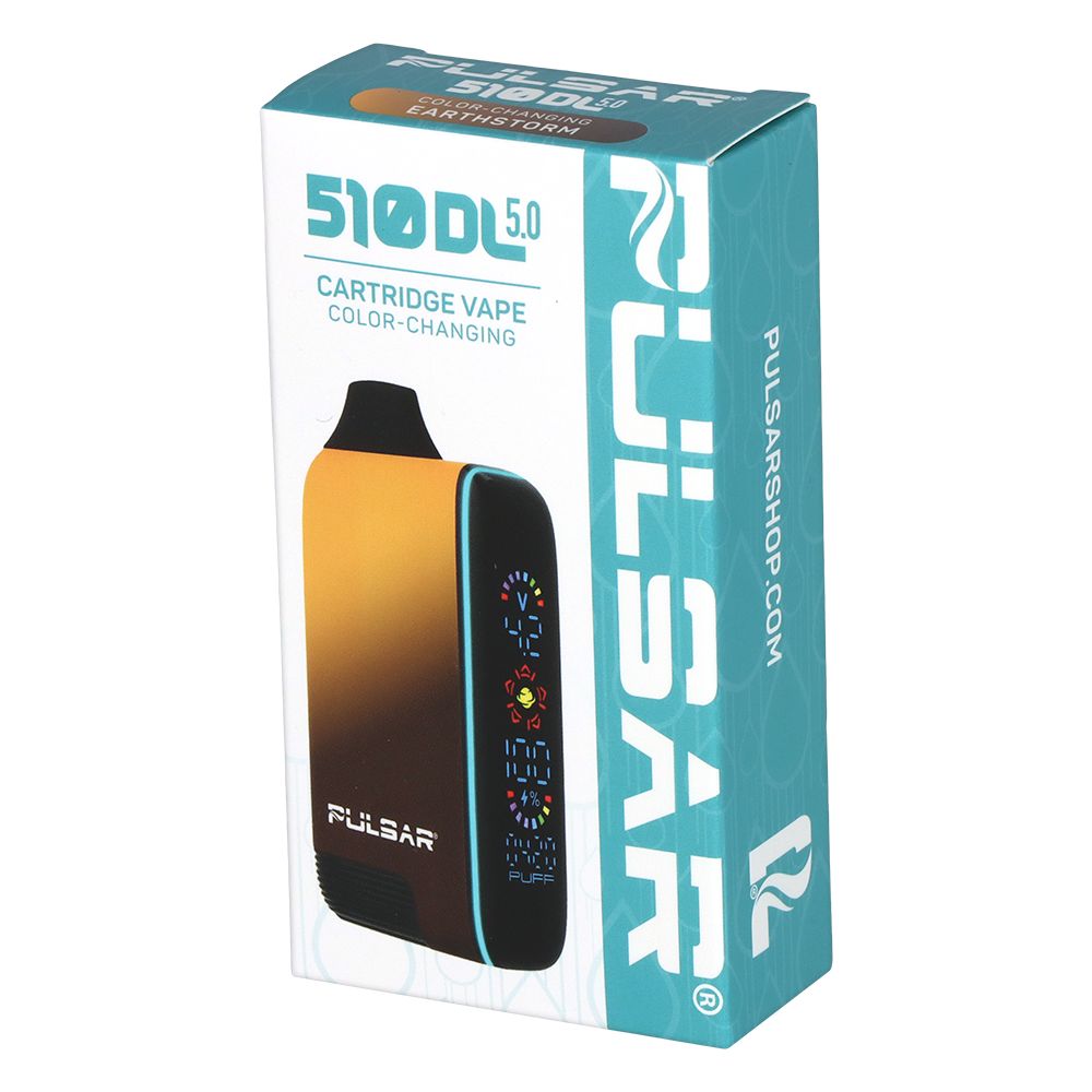 Pulsar 510 DL 5.0 Vape Bar Earthstorm in full packaging