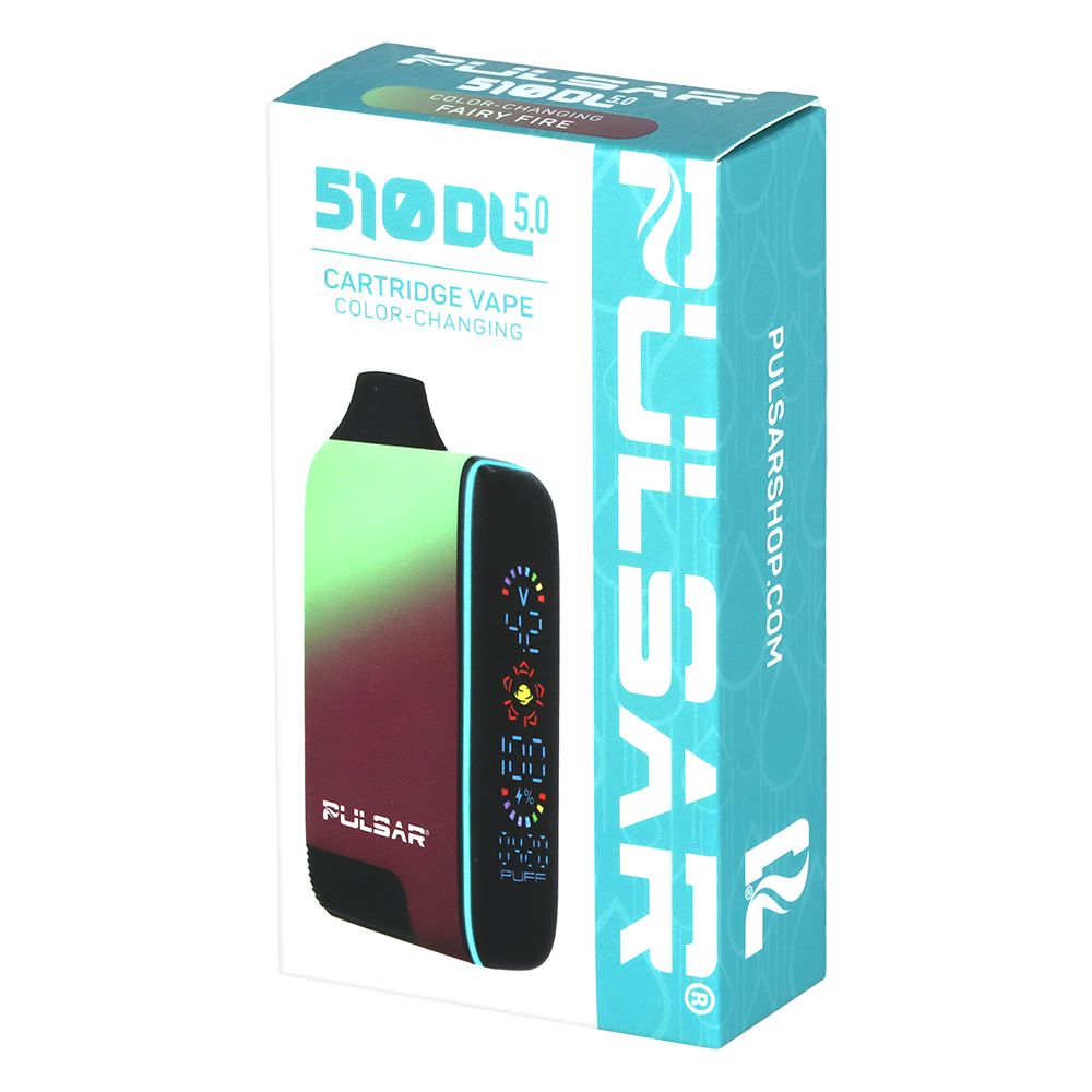 Pulsar 510 DL 5.0 Vape Bar Fairy Fire with box