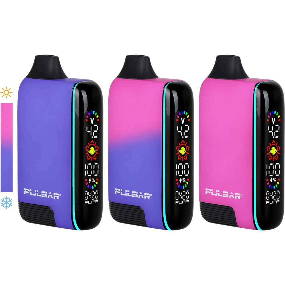 Pulsar 510 DL 5.0 Vape Bar Royal Wizard showing vibrant gradient finish