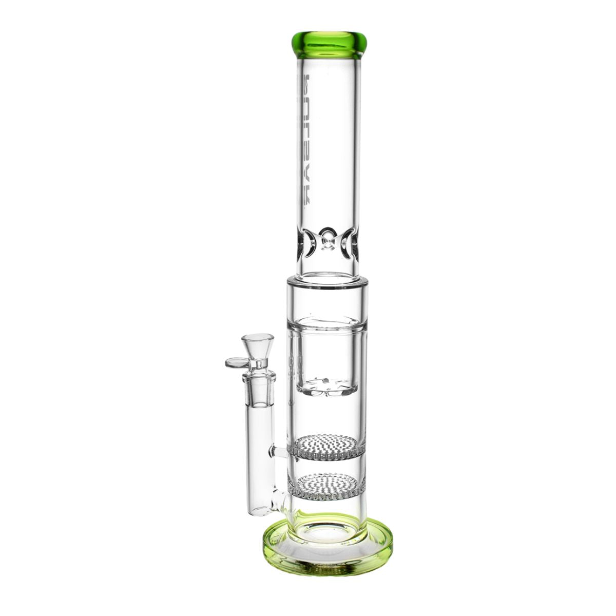 Pulsar Double Honeycomb Perc Bong 17"