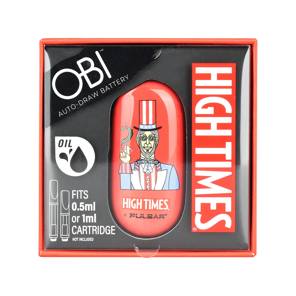 Pulsar Obi Auto-Draw Vape Cartridge Battery in Uncle Sam design packaging