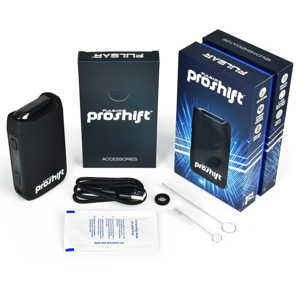Pulsar ProShift Dry Herb Vaporizer packaging details