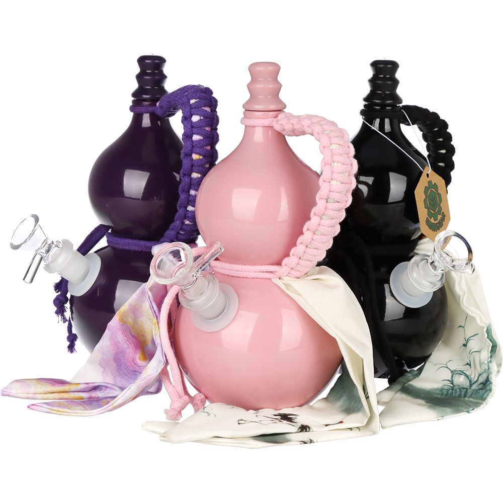 SeshGear Gourd Glass Water Pipe 3 colors