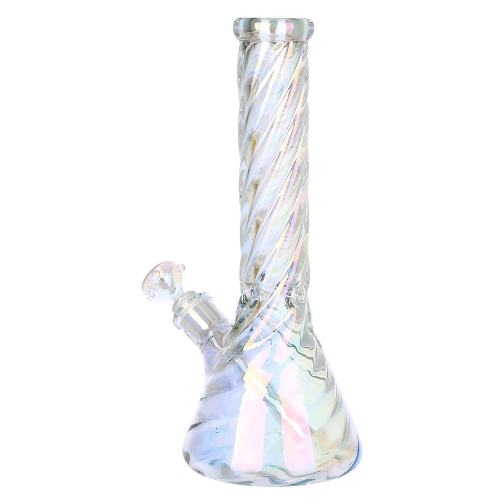 SeshGear Positive Twist Beaker Glass Water Pipe
