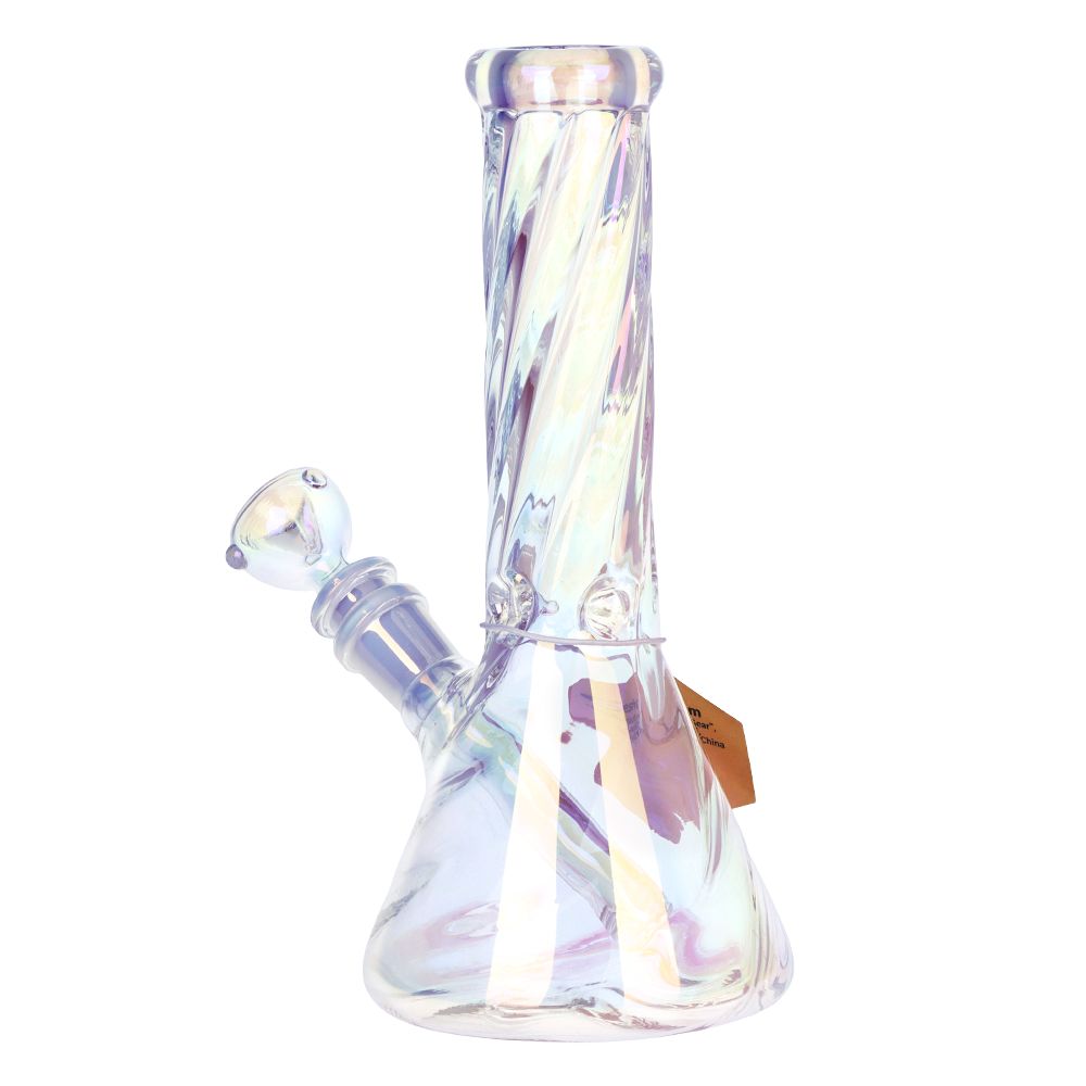 SeshGear Positive Twist Beaker Glass Water Pipe