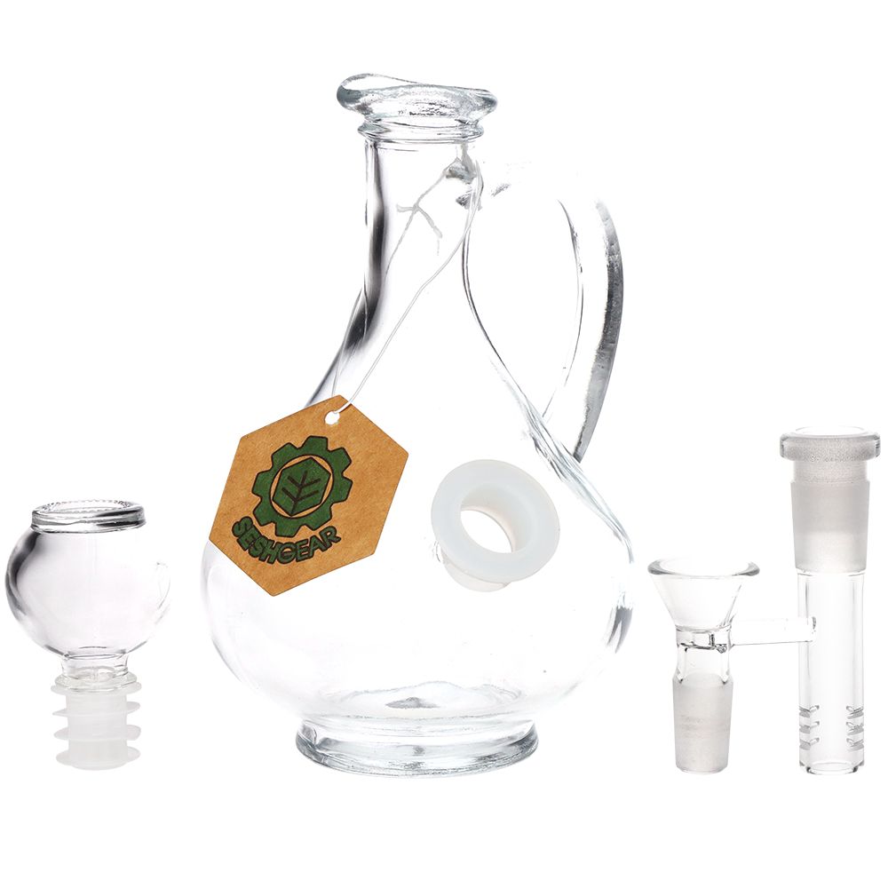 SeshGear Rounded Vintage Jug Water Pipe -INHALCO