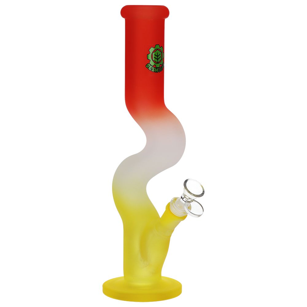 SeshGear Winding Path Ombre Glass Water Pipe