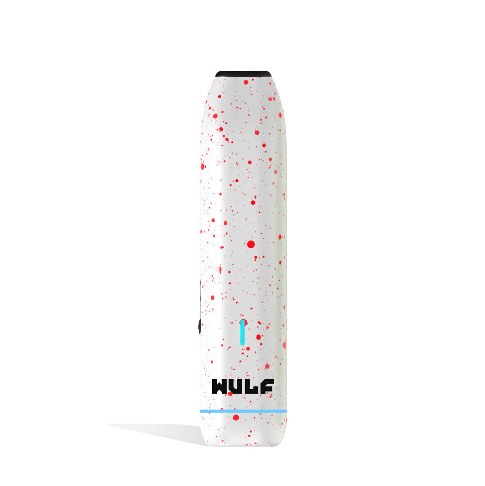 Wulf Mods LX Slim Dry Herb Vaporizer White-Red Spatter