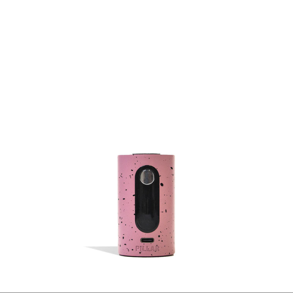 Wulf Mods Pillar Mini Electric Dab Rig Base in Pink-Black Spatter