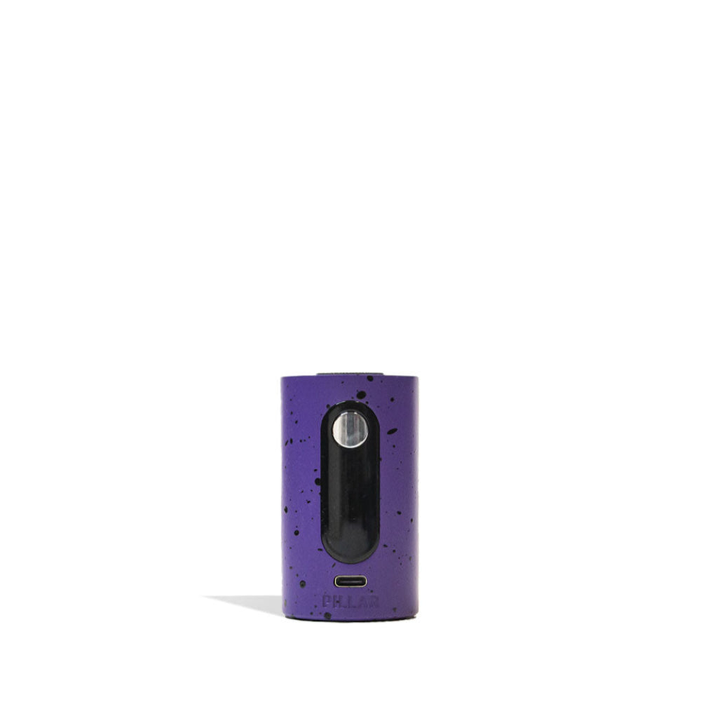 Wulf Mods Pillar Mini Electric Dab Rig Base in Purple-Black Spatter