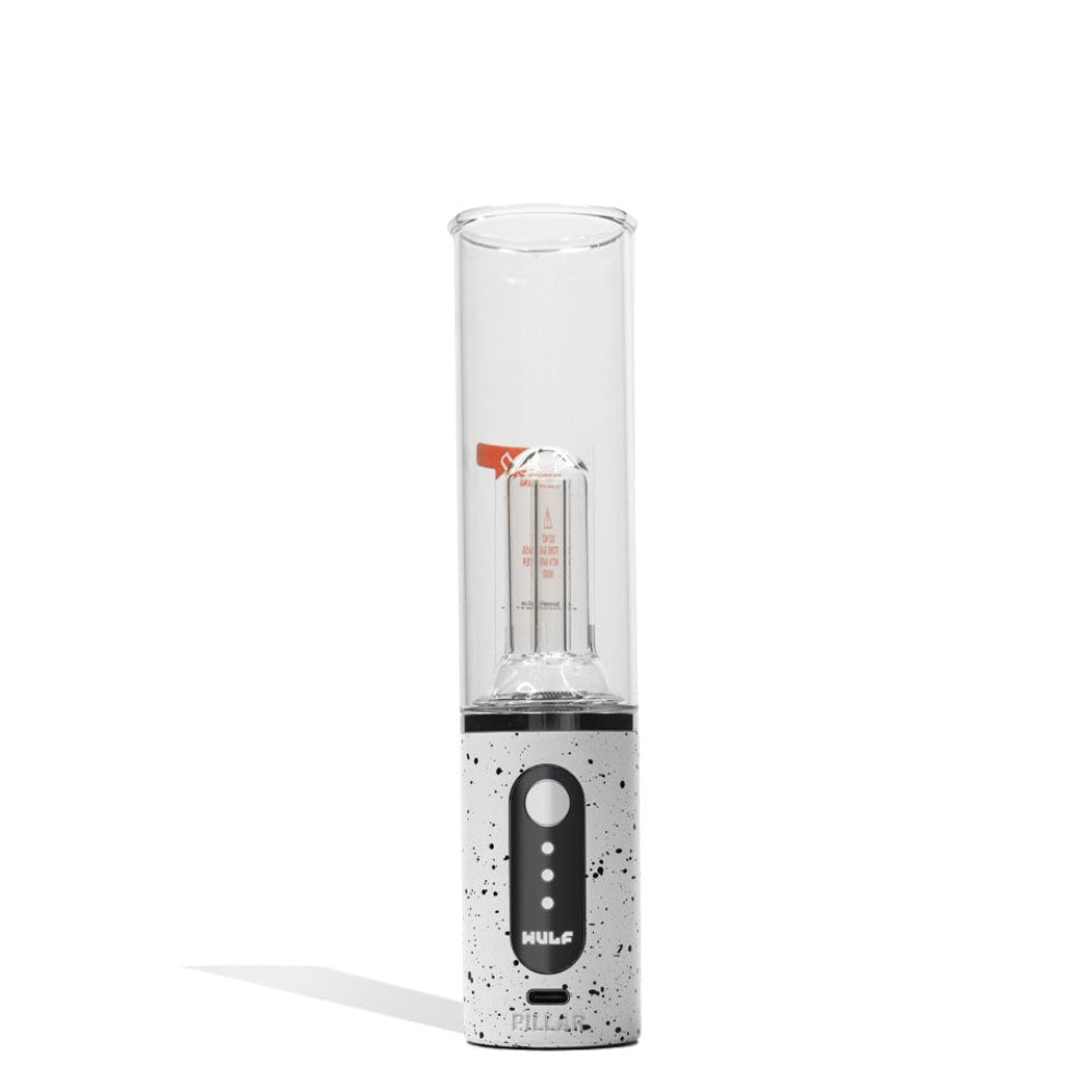 Wulf Mods Pillar Mini Electric Dab Rig in White-Black Spatter
