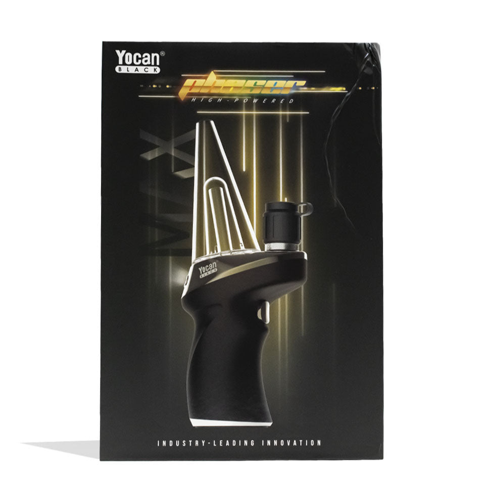 Gunmetal Yocan Black Phaser Max e-rig packaging box