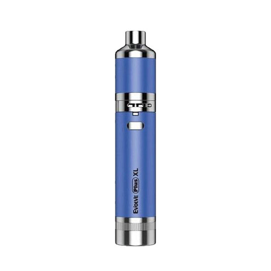 Yocan Evolve Plus XL Wax Vaporizer in light blue, magnetic chamber, leak-proof coil cap