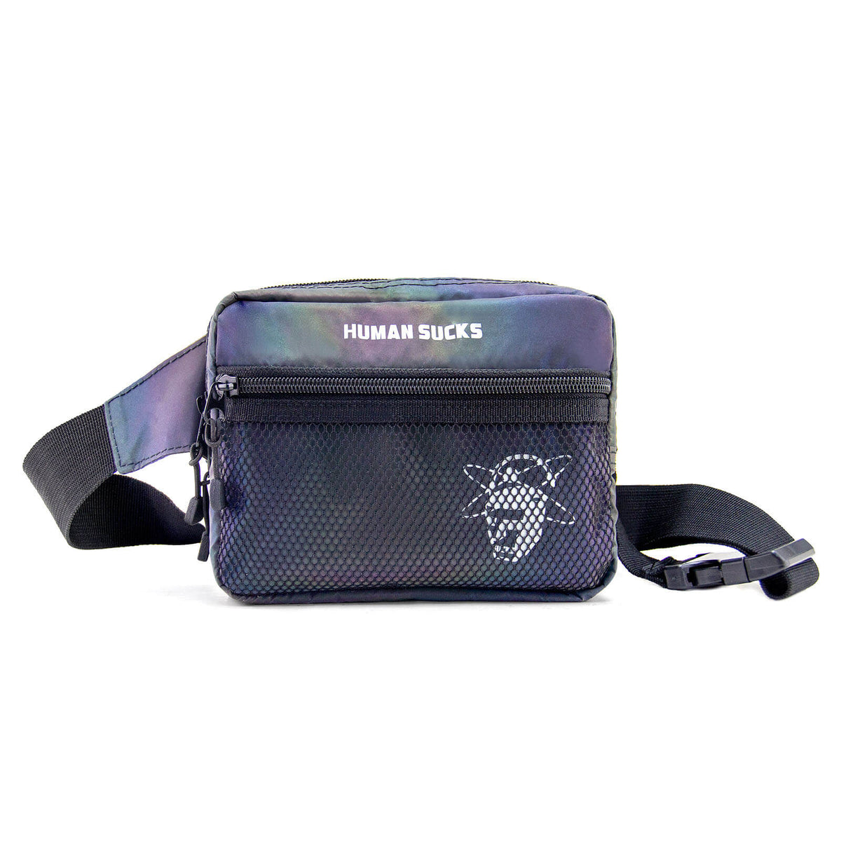 HUMAN SUCKS Reflect Fanny Pack