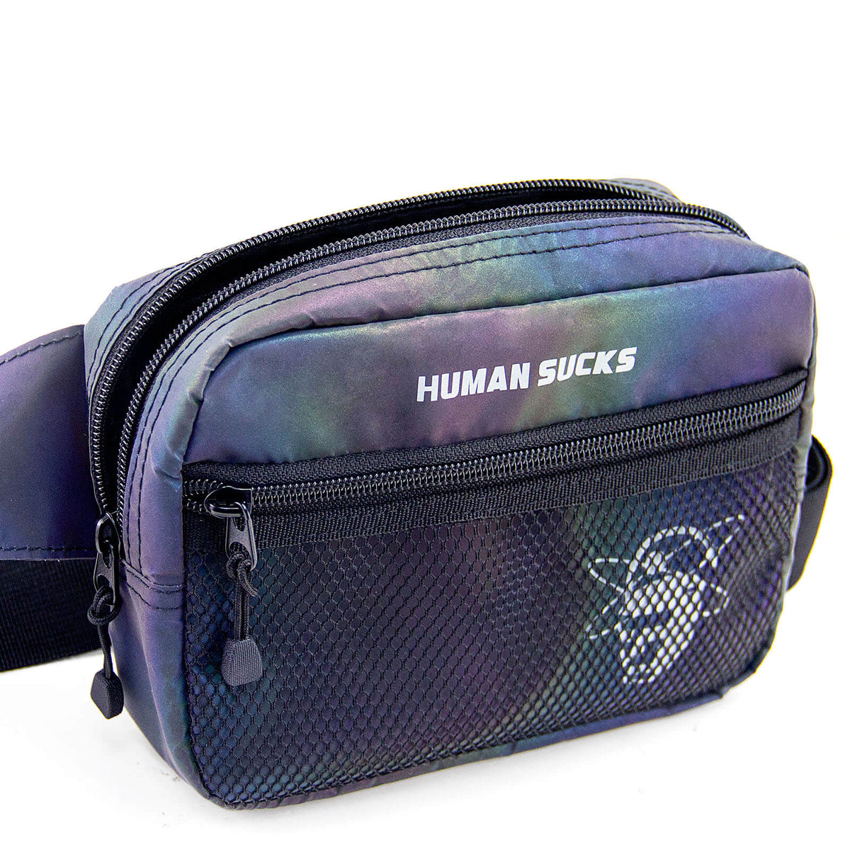 HUMAN SUCKS Reflect Fanny Pack